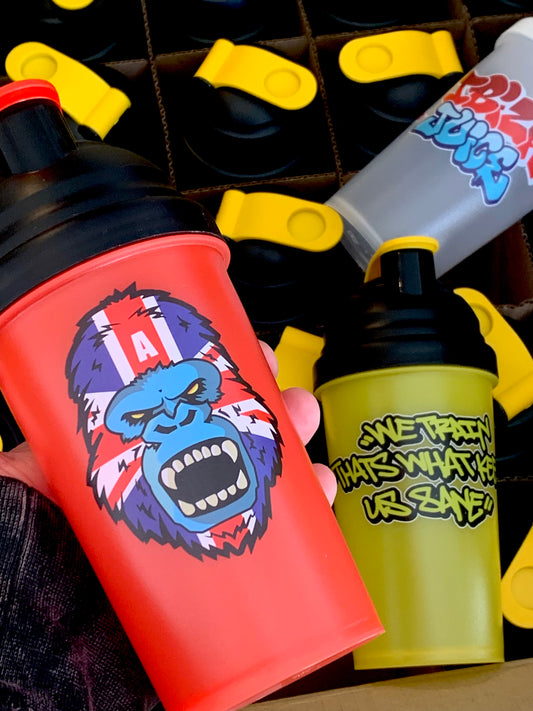 GORILLALPHA “GORILLALPHA “Shaker - “IBIZA JUICE Shaker Plus Free Pre Workout Sample.