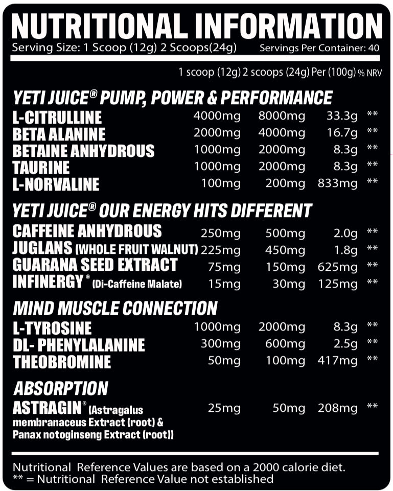 New Yeti Juice® - Ultimate Hulk Juice Flavour