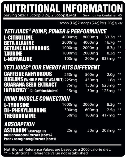 New Yeti Juice® - Ultimate Super Juice Flavour 💎