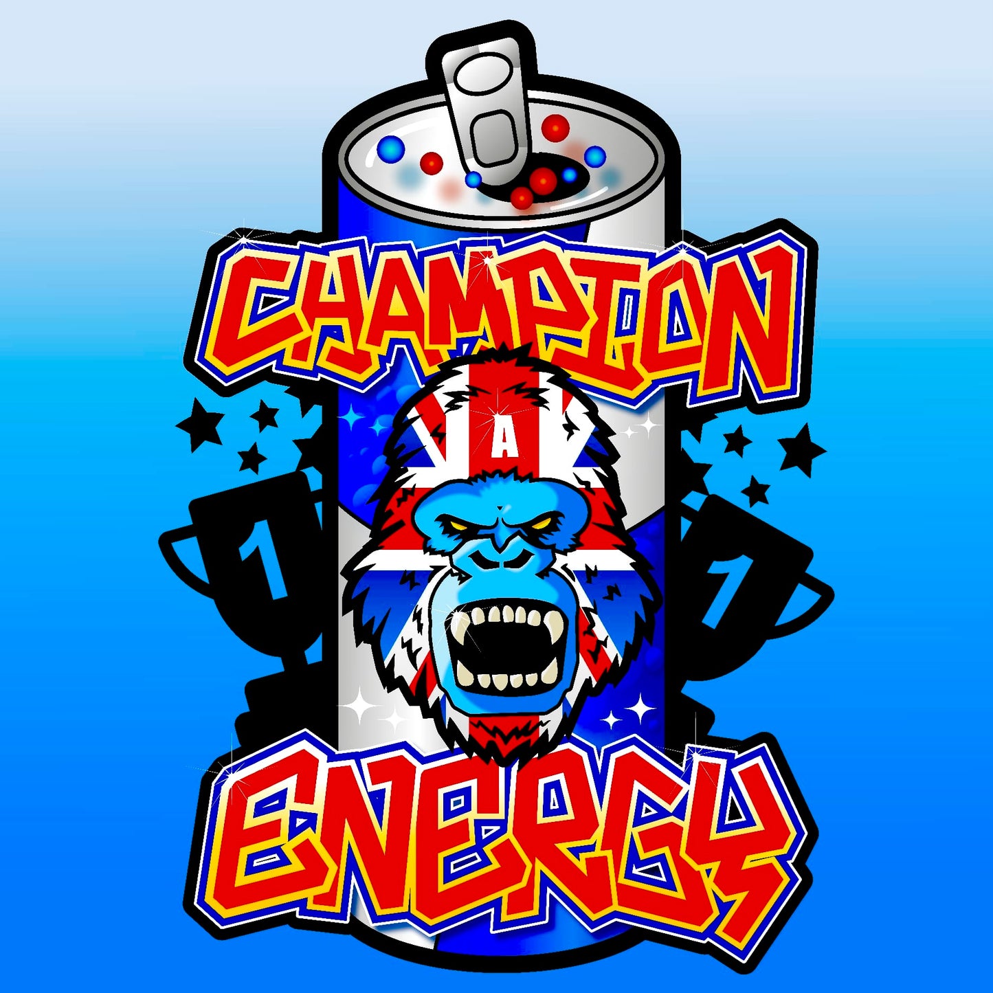 Thriller Juice Pre Workout Drink Champion Energy Flavour - Plus Free Gorillalpha Shaker