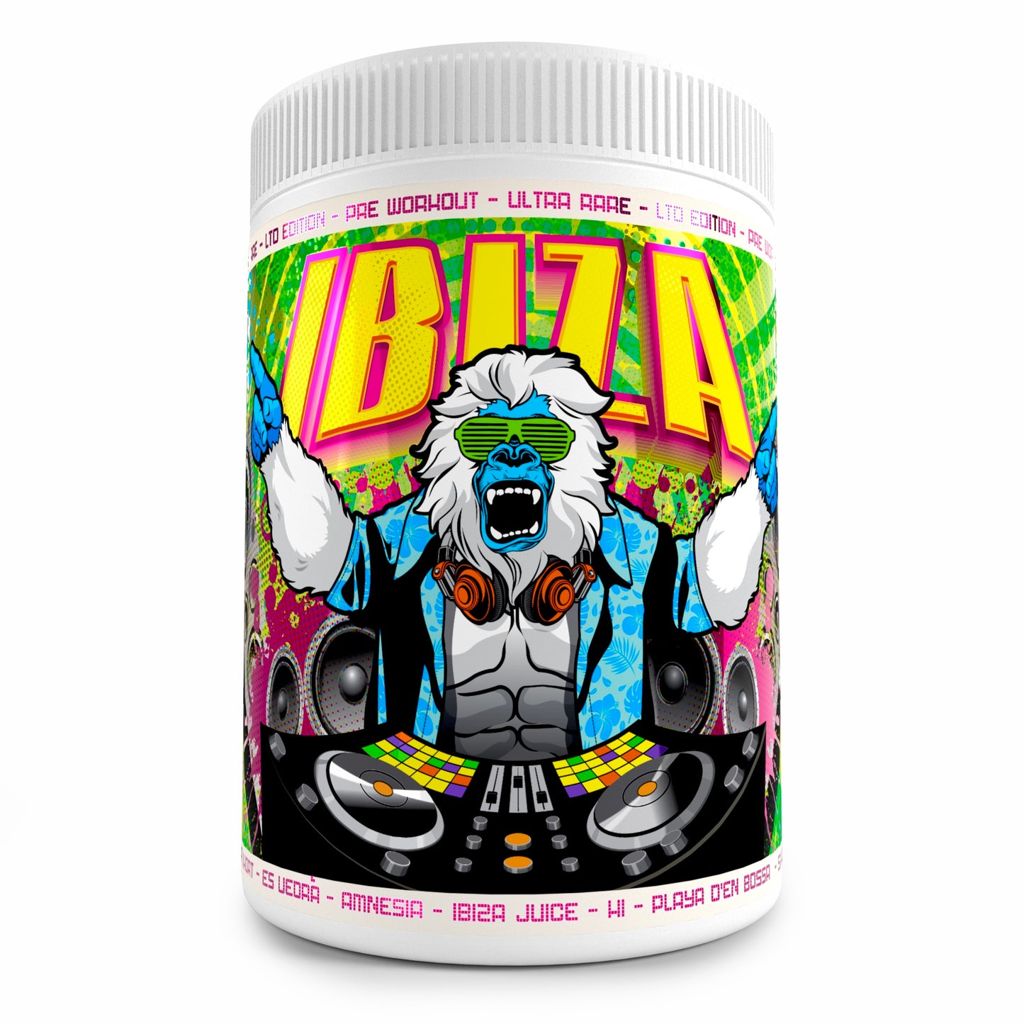 IBIZA JUICE “OG” ALL IN ONE - HIGH STIMULANT PRE WORKOUT - ULTRA RARE - LTD EDITION - STRAWBERRY COCONUT.