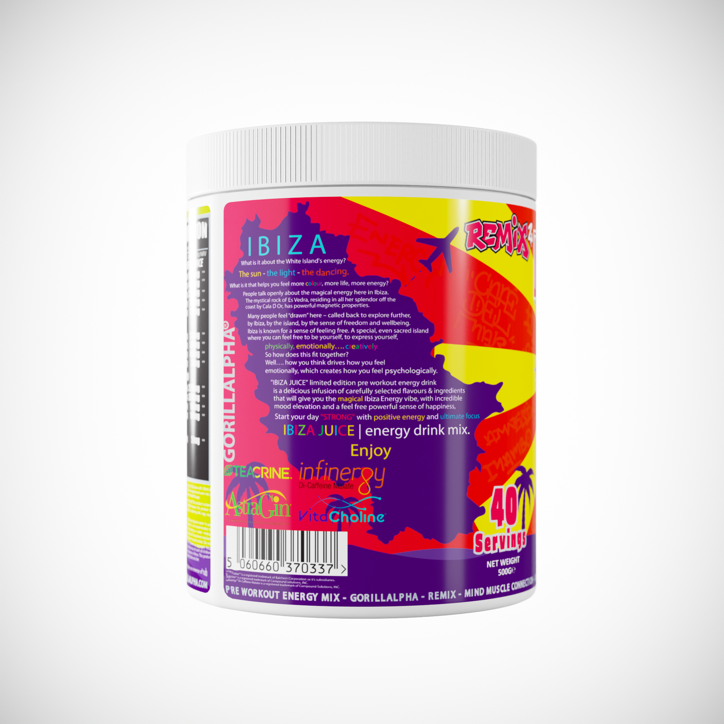 Ibiza Juice “OG” Remix. 2 - Peach Mango Lime Slushy Flavour