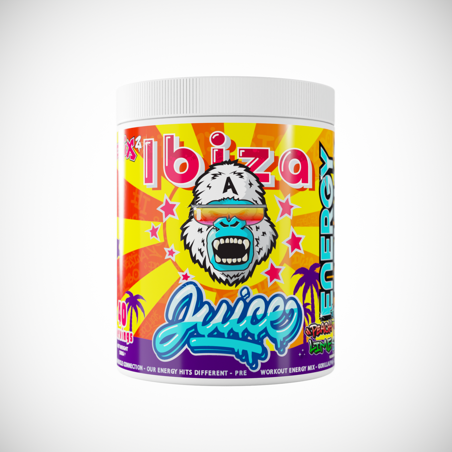 Ibiza Juice “OG” Remix. 2 - Peach Mango Lime Slushy Flavour