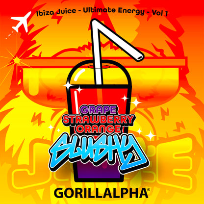 IBIZA JUICE ULTIMATE ENERGY VOL.1 - Grape Strawberry Orange Slushy