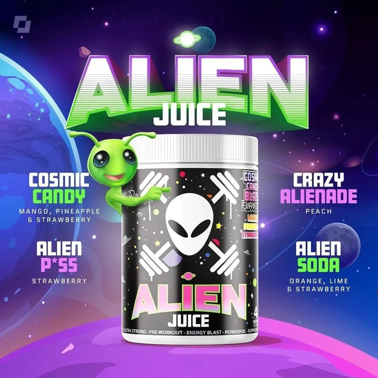 Alien juice product poster