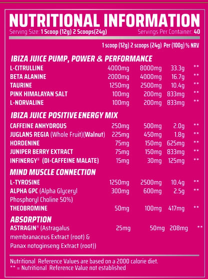 IBIZA JUICE REMIX - Pacha Fruit strawberry watermelon flavour