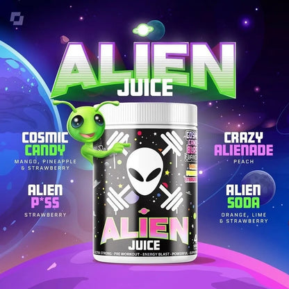 ALIEN JUICE - Alien Soda (Orange Strawberry lime)